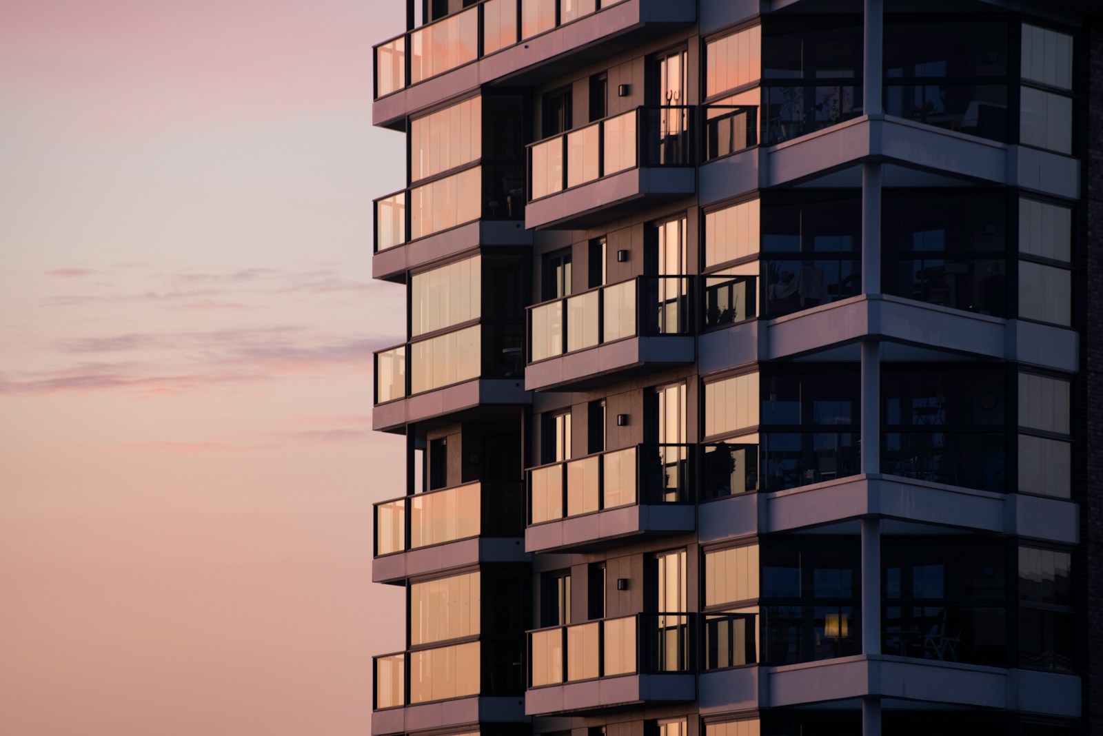 Modern white contemporary architecture building
